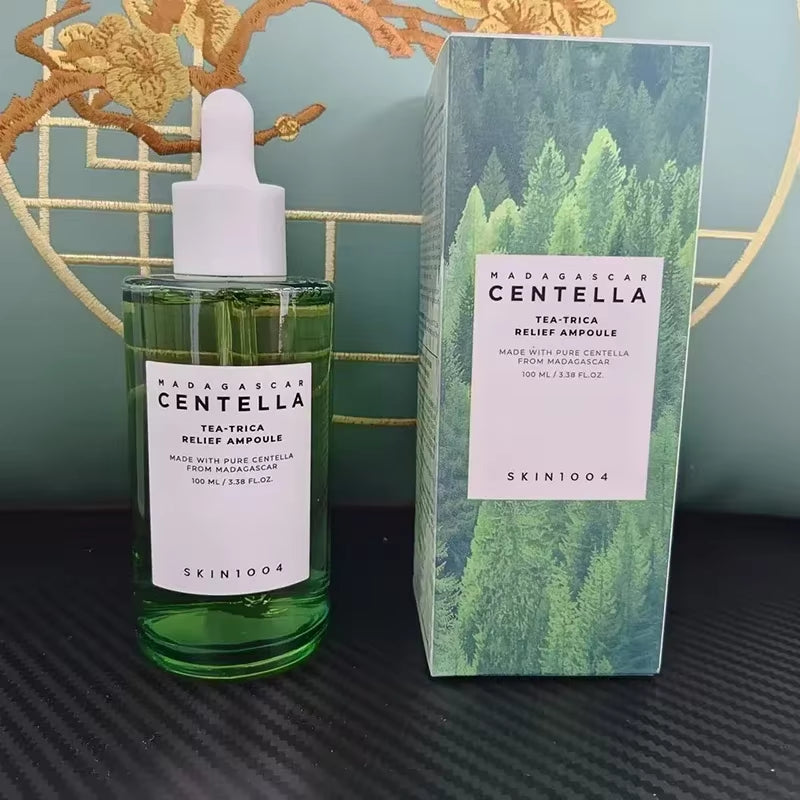 100Ml Centella Asiatica Essence Calming Moisturizing Brightening Face Serum Brightening Capsule Ampoule Daily Skincare Solution