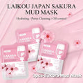 Sakura Remove Blackheads Acne Mud Mask Shrink Pores Dispel Pimple Deep Cleansing Oil-Control Exfoliating Moisturizing Skin Care