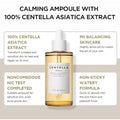 100Ml Centella Asiatica Essence Calming Moisturizing Brightening Face Serum Brightening Capsule Ampoule Daily Skincare Solution