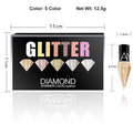 Glitter Liquid Eyeliner Set – 5 colors (white, silver, gold, diamond). Metallic shimmer, waterproof, long-lasting sparkle.