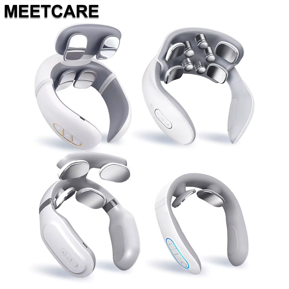 TENS Pulse Massager – Wireless, smart shoulder and neck massager with heating for pain relief.