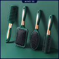 Hair Massage Comb – Air cushion, anti-static, detangles for straight or curly hair.