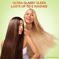 Fructis Sleek & Shine Shampoo (22 oz) + Conditioner (21 oz) – For frizzy, dry hair with plant keratin & argan oil. 1 kit.