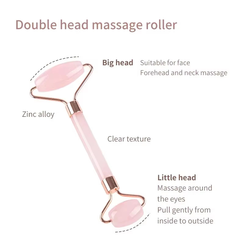  Roller & Gua Sha – Resin facial massage tools for face, eyes, neck, and body.