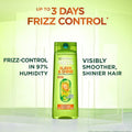 Fructis Sleek & Shine Shampoo (22 oz) + Conditioner (21 oz) – For frizzy, dry hair with plant keratin & argan oil. 1 kit.