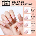 Solid Nail Gel for Acrylic Nail Tips Glue Gel Curing Needed UV Cured for Press on Nails Fake Nails Solid Nail Adhesive