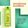 Fructis Sleek & Shine Shampoo (22 oz) + Conditioner (21 oz) – For frizzy, dry hair with plant keratin & argan oil. 1 kit.