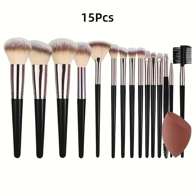 3-20PCS Makeup Brushes – Soft brushes for eyes, face, and blush. Professional tools.