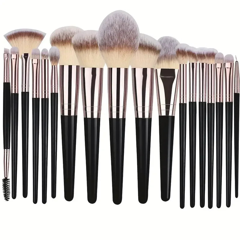 3-20PCS Makeup Brushes – Soft brushes for eyes, face, and blush. Professional tools.