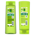 Fructis Sleek & Shine Shampoo (22 oz) + Conditioner (21 oz) – For frizzy, dry hair with plant keratin & argan oil. 1 kit.