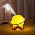 3D Moon Lamp Humidifier, 2 in 1 LED Night Light & Humidifier for Home with Stand, 200ML